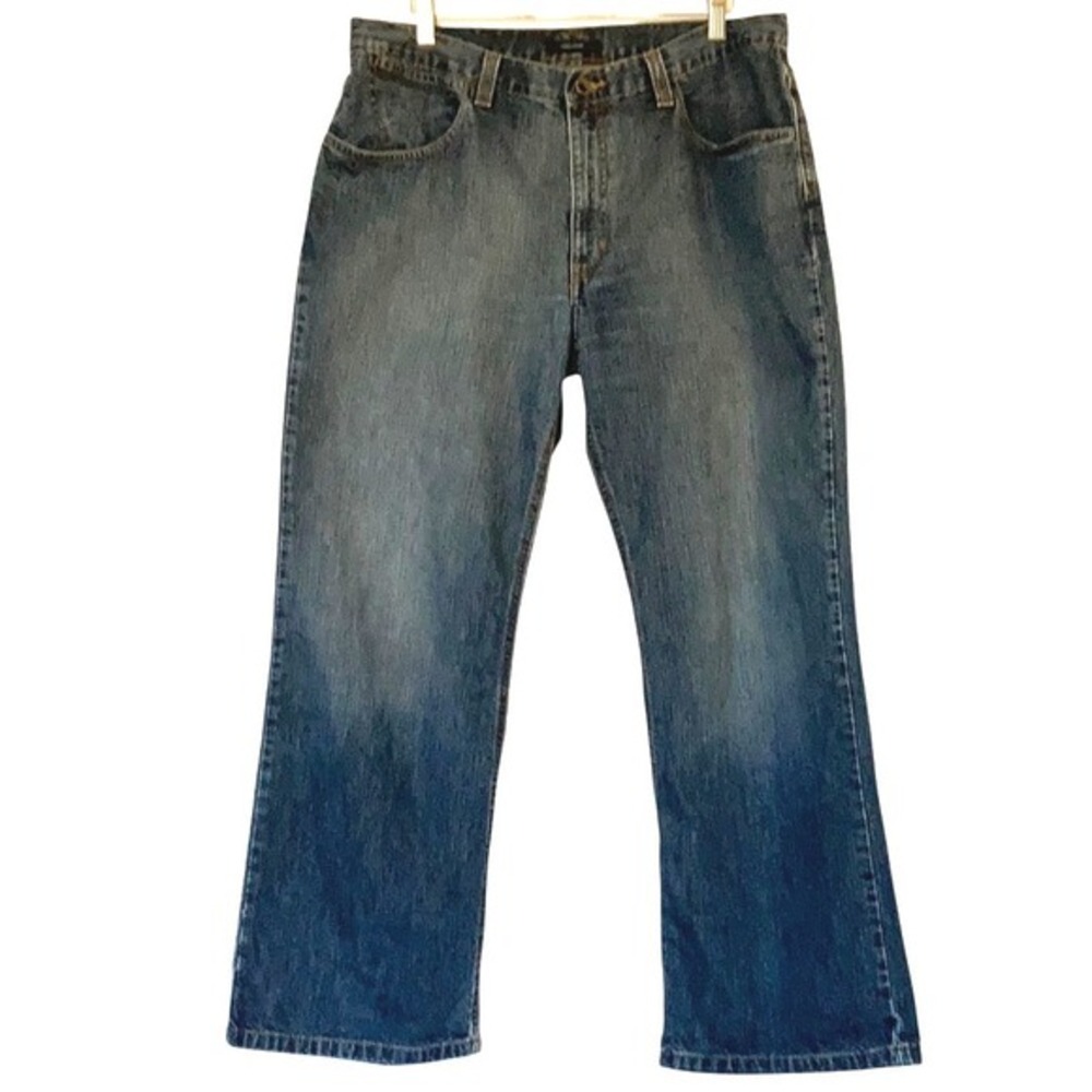 Claiborne Mens Straight Leg Blue Jeans Medium Wash‎ 36x30 MERU4397